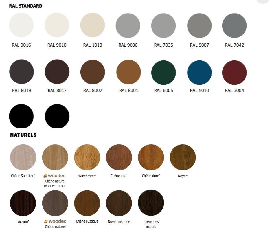 COULEUR FENETRES PVC FOURNIER FERMETURES